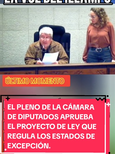 EL PLENO DE LA CÁMARA DE DIPUTADOS APRUEBA EL PROYECTO DE LEY QUE REGULA LOS ESTADOS DE EXCEPCIÓN A HORAS 00:15 DE ESTE DOMINGO. #politica #bolivia🇧🇴 #estadodeexcepcion