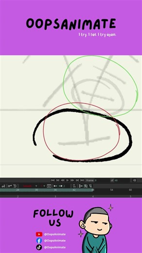 Animating a Simple Ball Bounce (Frame by Frame) #animation #art #english #2danimation #framebyframe