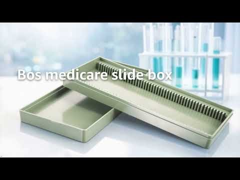 Microscope Slide Storage Box 50 Slides Capacity #SlideBox