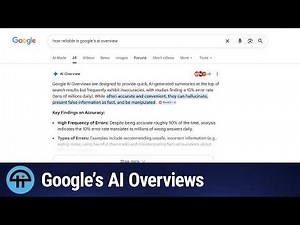 Can You Trust Google's AI Overview?