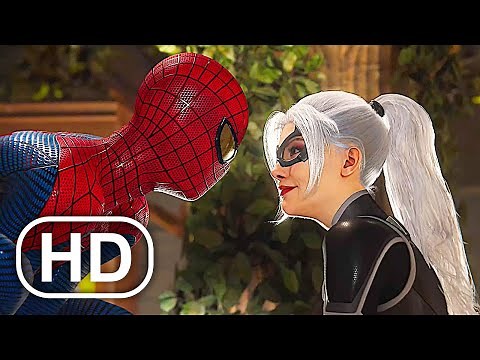 The Amazing Spider-Man Has A Son With Black Cat Scene 4K ULTRA HD - Spider-Man Remastered PS5