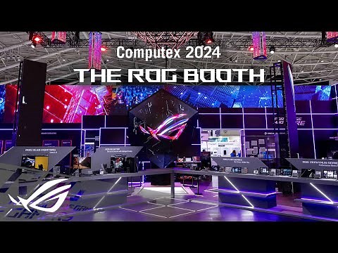 Checking out the ROG booth - Computex 2024 | ROG