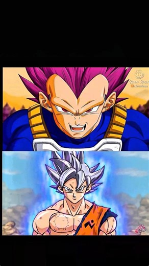 Goku x Vegeta GoKu achieved true instinct and vegeta achieved ultra ego #shorts