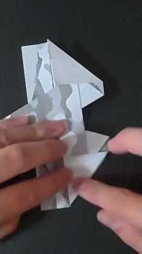 Mercury origami fighter jet tutorial (short) #origamiairplane #paper #origami