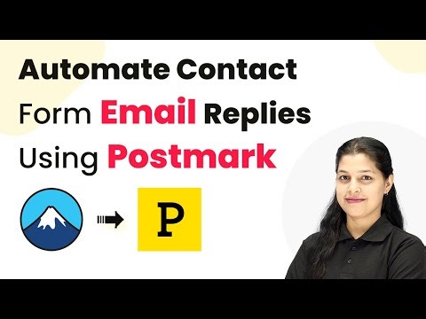 💌Automate Contact Form Email Replies Using Postmark