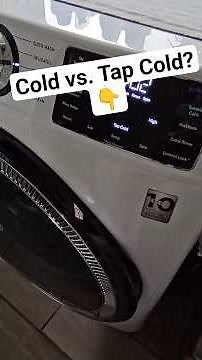 The difference between tap cold and cold setting on washing machine