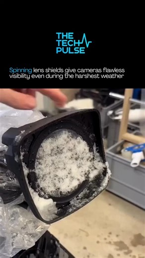 AI Tools & News | Technology | Artificial Intelligence | Spinning lens shields keep cameras perfectly clear even in extreme weather. A small high-speed disc rotates in front of the lens, instantly... | Instagram