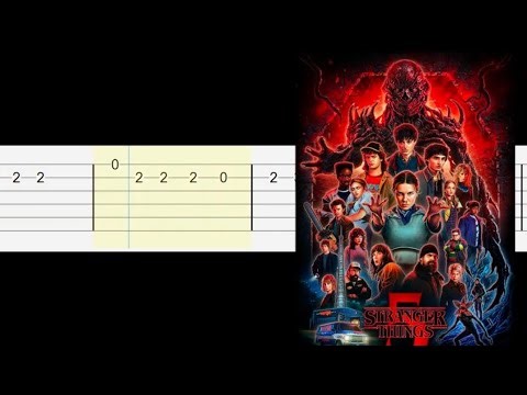 Stranger Things 5 Finale End / Kids (Easy Guitar Tabs Tutorial)