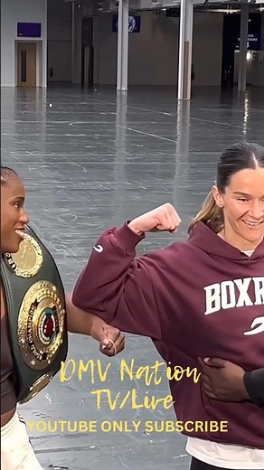 Caroline Dubois Presses Terri Harper HEATED #boxing