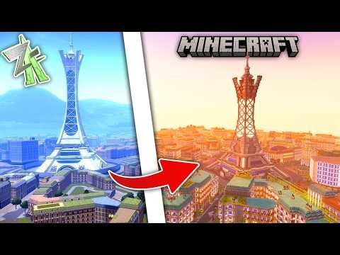 I Built Lumiose City in Minecraft (Pokemon Legends ZA)