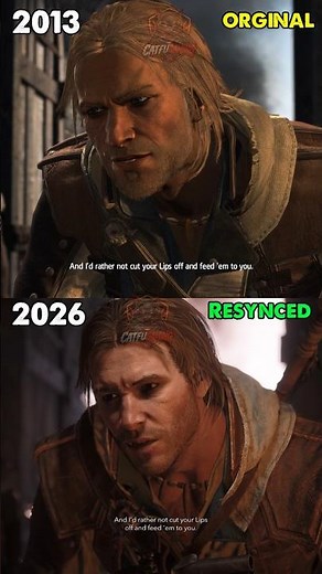 AC Black Flag Resynced VS Original Comparison #8 #gaming