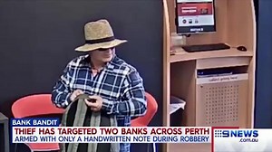 Man captured robbing bank armed only with handwritten note