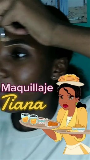 Maquillaje inspirado en Tiana 🐸. #vanelobon #tiana #laprincesayelsapo #cosplay #makeup
