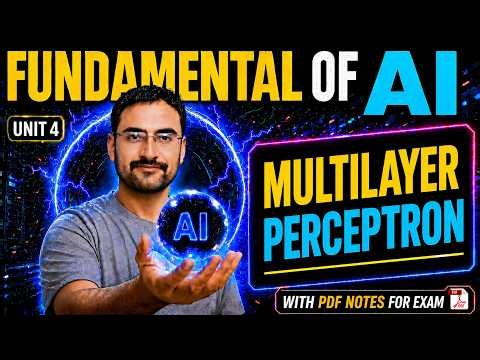 Multilayer Perceptron | MLP | Deep Learning | AI | Btech | BSc | Class 10 | UPSC | BCA | FAI