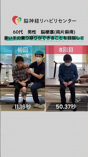 脳梗塞／両片麻痺／60代｜“車いすの乗り降りがしたい”想いを支えるリハビリ事例#脳卒中 #脳梗塞 #脳梗塞リハビリ #脳出血 #脳出血リハビリ#自費リハビリ#脳神経リハビリセンター#理学療法#作業療法
