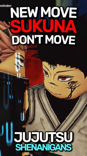JJS NEW SHIBUYA SUKUNA MOVE #jujutsushenanigans #jjs #roblox #shenanigans #jjk #anime