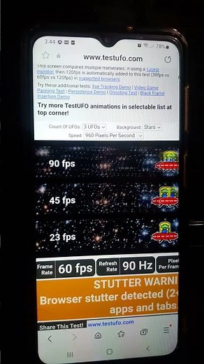 Samsung A13 5G - UFO FPS Test - Is it actually 90 FPS or 60 FPS?