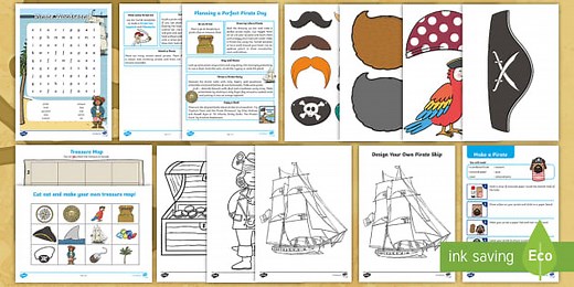 Pirate Theme Day Activity Pack