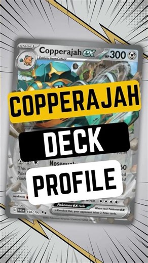 🛡️ Wall + Heal = Copperajah ex Is Unstoppable 🛡️ #blackbolt #whiteflare #deckprofile