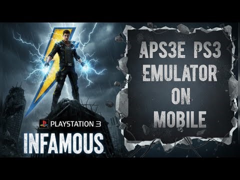 Infamous ( Full Version ) PS3 Game Test on Mobile SD888 | Aps3e PS3 Emulator on Android