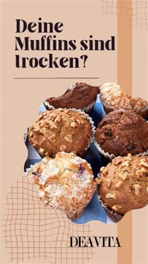 Trockene Muffins bekommst du so wieder weich!