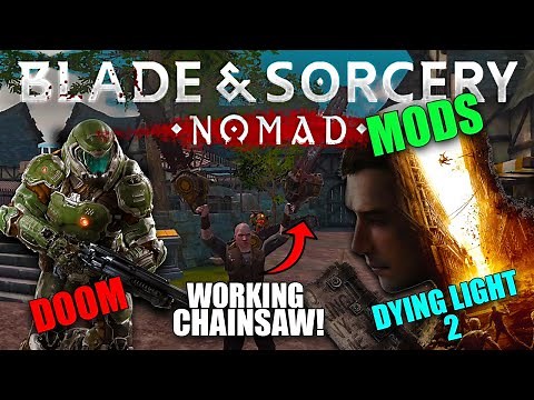 DYING LIGHT 2, DOOM and CHAINSAW MODS | Blade and Sorcery NOMAD | VR Oculus Quest 2
