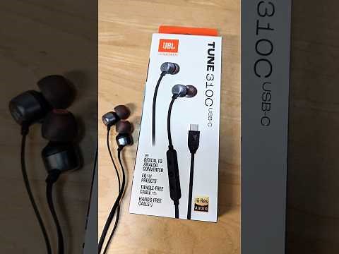 REVIEW: JBL Tune 310C USB-C In-Ear Headphones - Budget Hi-Res Audio Earphones w. DAC & EQ Controls?