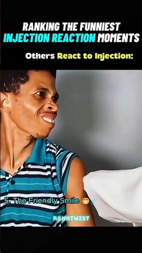 Ranking the Funniest Needle Reaction Moments 😂💉 #shorts #injectionchallenge