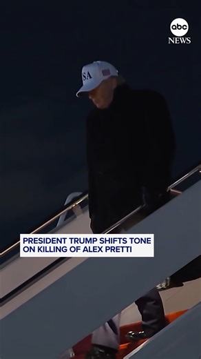 ABC News on Instagram: "President Trump told ABC News' Rachel Scott that he believes his administration can continue immigration enforcements in Minnesota in a “de-escalated form.” Read more at the link in bio."