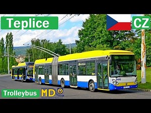 🇨🇿 TEPLICE TROLLEYBUS 2025 | Trolejbusy v Teplicích【4K】