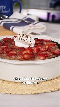 Chocolate Strawberry Dream Pie Recipe | David's Recipe Corner | QVC+ HSN+