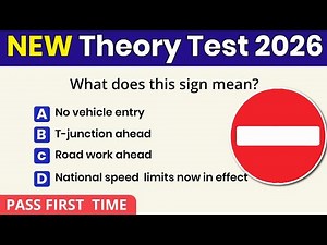 Theory Test 2026 UK | Questions & Answer | PASS FIRST TIME