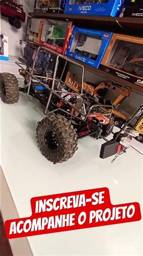 Projeto Rollcage scx10 Crawler Rc 🔥🤘🏻🇧🇷 #shortvideo #automobile #shorts #scx10 #crawler #gaiola