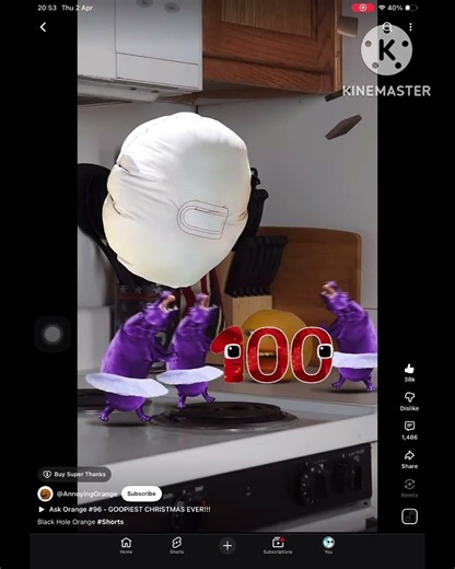 Annoying orange black hole add round 1