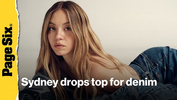 Sydney Sweeney skips her top and poses in jeans for new ad campaign