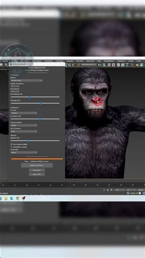 How to use Monkey Generator Pro in 3ds Max. #3d #3dart #3dsmax #3dmodelingtutorial #script