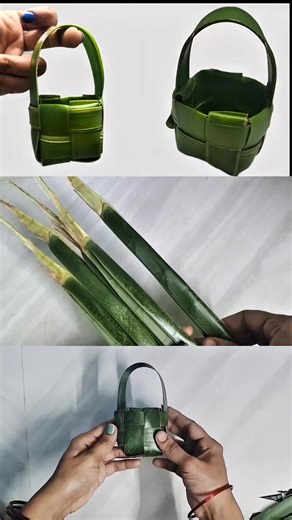DIY Coconut Leaf Basket: Creative Craft Project
