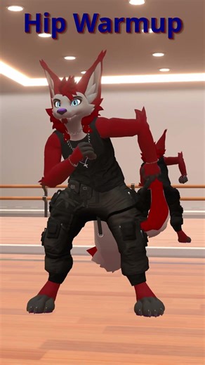 DANCE DRILL DAY! Wramups #dancedog #vrdancing #furry