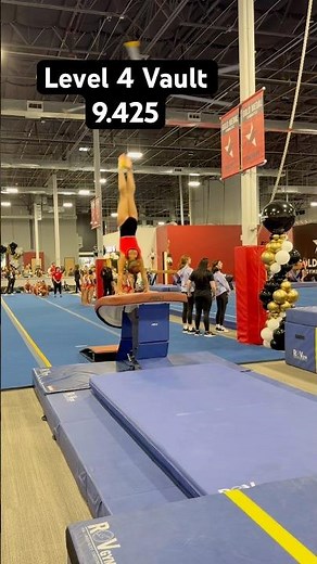 Level 4 Vault - 9.425. 🥇 #gymnast #usagymnastics #vault #gymnasticscompetition