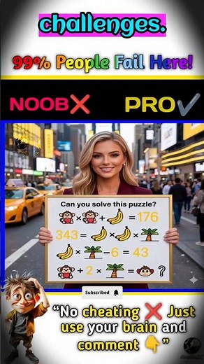 Genius Puzzle Challenge 🧠 What’s the Final Answer? #shorts