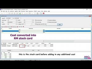ASK BRYAN CHEONG SQL ACCOUNTING SOFTWARE LANDING COST