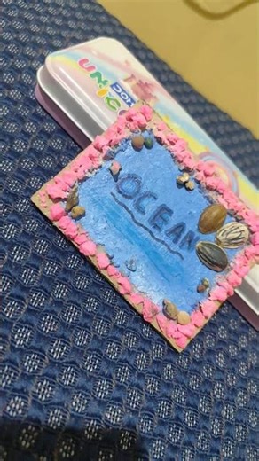 DIY ocean and shell frame