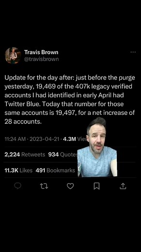 2.3K views · 37 reactions | The Twitter Blue Saga has twists and turns... #blocktheblue #twitterbluetick #twitterblue #twitter #celebrity #verified | ProfessorNeil | Facebook