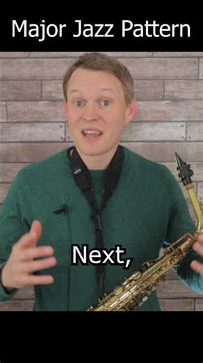Major Jazz Pattern! #jazz #saxophone #pattern