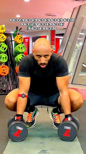 10K views · 249 reactions | ⏱️ 30 minutes workout ⚡️Every 3 minutes x 10 9 Burpees Deadlift 6 Double db Hang cleans3 Double db Press* 2 Double db Box step 20 ‘(*) Add 2 reps each set ( jest box step )——>9-6-3-2 / 9-6-3-4/9-6-3-6/9-6-3-8/9-6-3-10/9-6-3-129-6-3-14/9-6-3-16/9-6-3-189-6-3-20 20kg - 17.5 kg  15.5 kg - 10 kg  12.5 kg - 5 kg #fypシ #fypシ #crossfit #viralreelschallenge #fypviralシ | Laid Djebali | Facebook