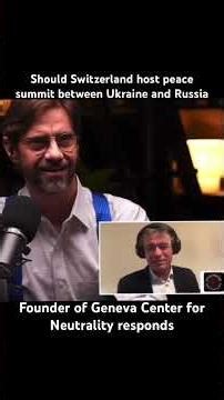 🎙️Switzerland as neutral host for RU-UKR peace summit? #osce #peace #russiaukrainewar #neutrality