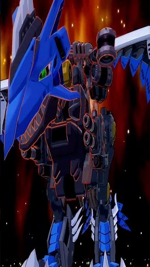 ZW39 SONIC BIRD VS ZW14 STEGOSAGE Zoids Wild Infinity Blast switch Fighting Game ZOIDS GAME
