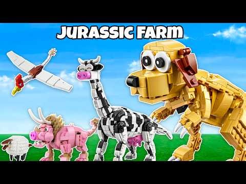 I Turned LEGO Dinosaur into Jurassic Farm Animals! | Bricks UP