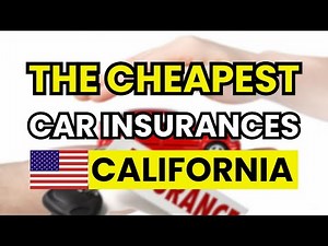 🥇 3 Best Cheapest Car Insurances in California (USA)