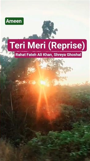Teri Meri (Reprise) #RahatFatehAliKhan #ShreyaGhoshal #terimeri
